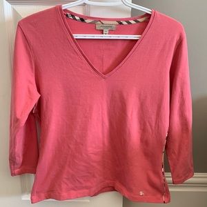 Medium Burberry 3/4 sleeve shirt top